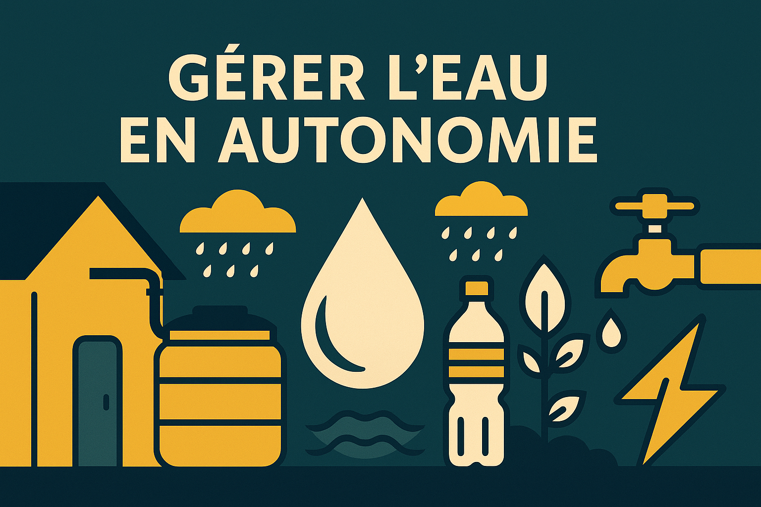 Gérer l'eau en autonomie : stockage, filtration et purification